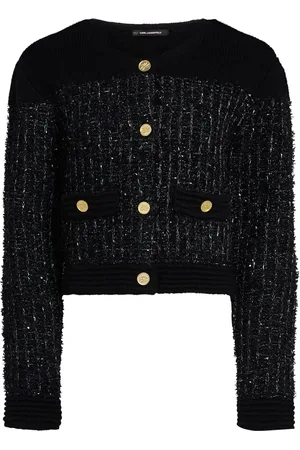 Karl Lagerfeld Cárdigan tejido bouclé