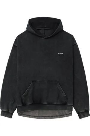 We11 Done Hoodie con cara estampada