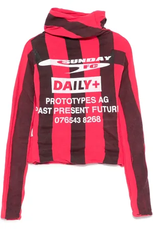PROTOTYPES Sudadera con motivo de rayas