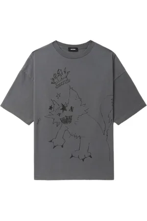 We11 Done Playera con estampado gráfico