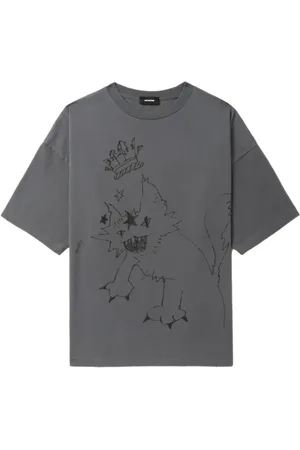 We11 Done Playera con estampado gráfico