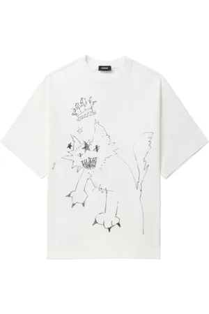 We11 Done Playera con estampado gráfico