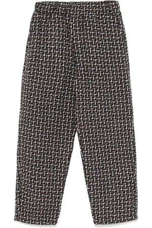 DOUUOD KIDS Pantalones con motivo geométrico