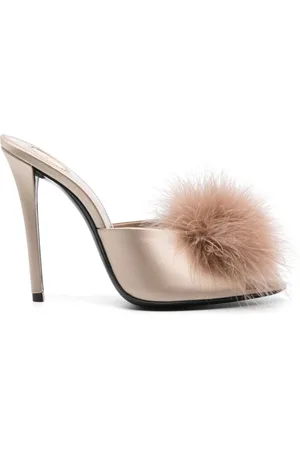 Saint Laurent Mules Gippy con tacón 110mm