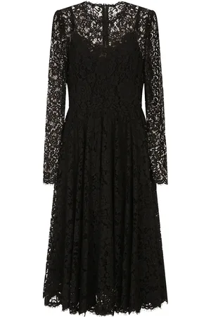 Dolce & Gabbana Vestido manga larga con encaje