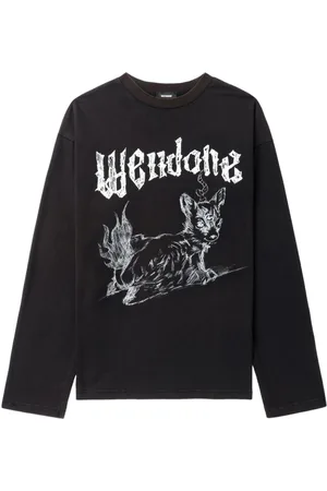 We11 Done Sudadera con estampado gráfico