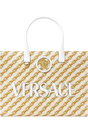 VERSACE Tote Chain Stripes La Medusa grande