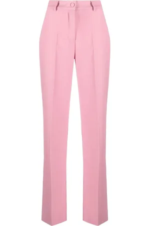HEBE STUDIO Pantalones de vestir con tiro alto