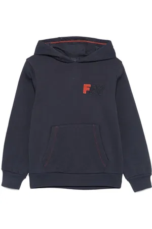 FAY Hoodie con logo bordado