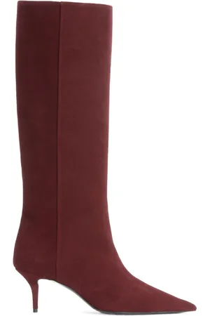 Fabiana Filippi Botas de gamuza con puntera en punta