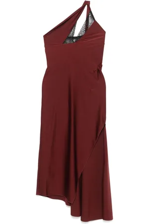 COPERNI Vestido largo con diseño asimétrico