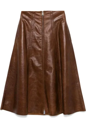 Fendi Falda midi con diseño acampanado