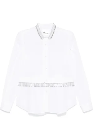 NOIR KEI NINOMIYA Camisa con detalle de imperdible