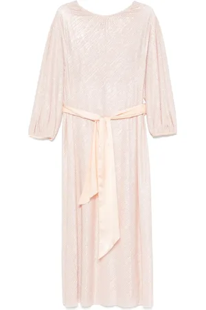 FORTE FORTE Vestido midi con motivo pied de poule