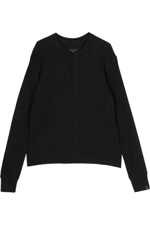 RAG&BONE Playera con solapa y botones