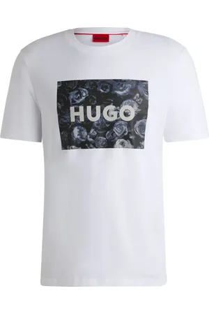 HUGO BOSS Playera con logo estampado