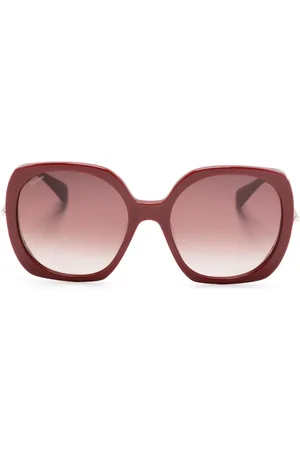 Max Mara Lentes de sol con armazón oversize y diseño de dos tonos