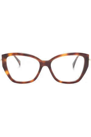 Max Mara Lentes de sol con armazón cat eye estilo carey
