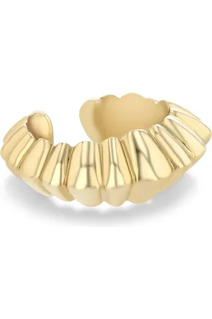 Lizzie Mandler Arete ear-cuff Crescent en oro amarillo de 18kt