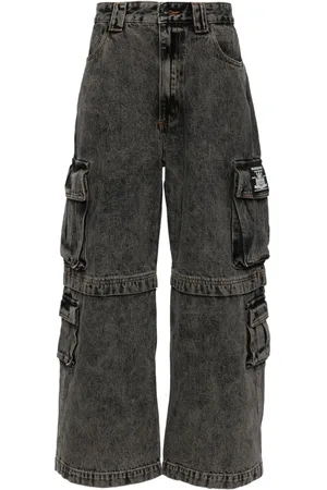 Musium Div. Pantalones cargo con parche del logo