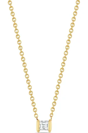 Lizzie Mandler Collar Mini Anchor en oro amarillo de 18kt con diamantes