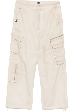 Izzue Pantalones cargo con diseño ancho