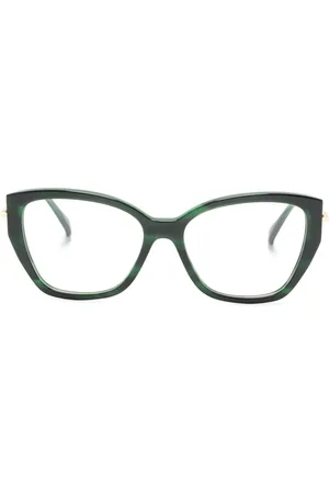 Max Mara Lentes de sol con armazón cat eye estilo carey
