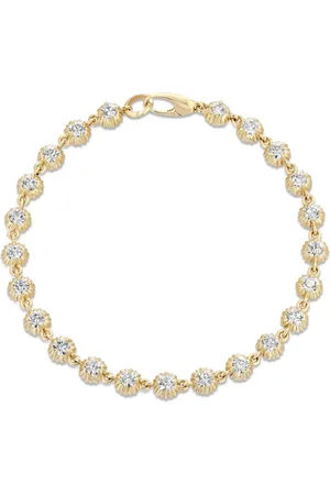Lizzie Mandler Pulsera en oro amarillo de 18kt con diamantes