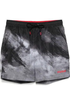 HUGO BOSS Shorts de playa con estampado gráfico