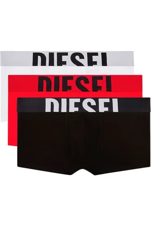Diesel Set de tres piezas de ropa interior con logo en la pretina