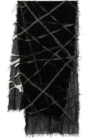 YOHJI YAMAMOTO Mascada con flecos