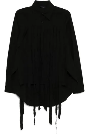 YOHJI YAMAMOTO Camisa con efecto arrugado