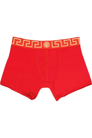 VERSACE Bóxer largo Greca Border