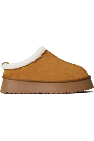 Twin-Set Slippers de lana articial