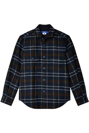 JUNYA WATANABE Camisa tejida con motivo de cuadros