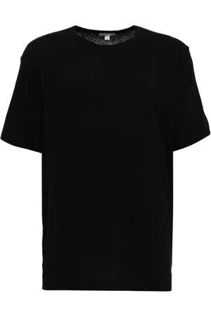 James Perse Playera con cuello redondo