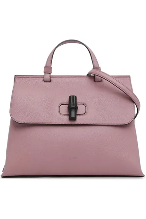 Gucci Bolsa satchel Medium Leather Bamboo Daily 2000-2015