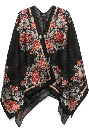 Etro Capa con bordado floral