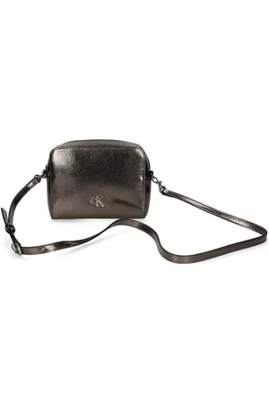 Calvin Klein Bolsa crossbody metalizada