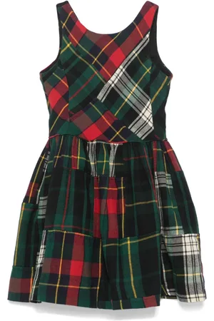 Ralph Lauren Vestido con motivo de cuadros tartán