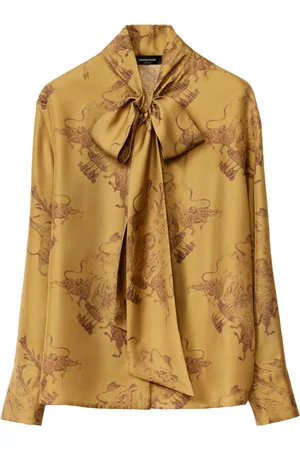Fabiana Filippi Camisa de seda de x Benni Bosetto