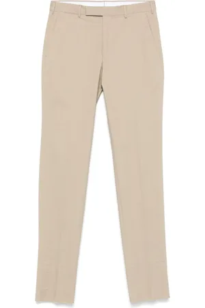 Ermenegildo Zegna Pantalones chino con diseño de gabardina