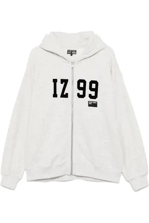 Izzue Chamarra con capucha y logo estampado