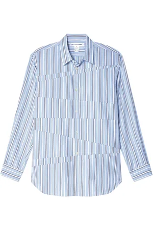 Comme des Garçons Camisa con rayas estampadas