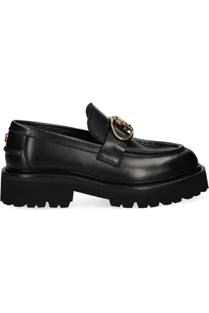 Roberto Cavalli Mocasines con placa del logo