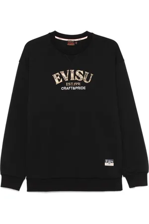 Evisu Sudadera con aplique del logo