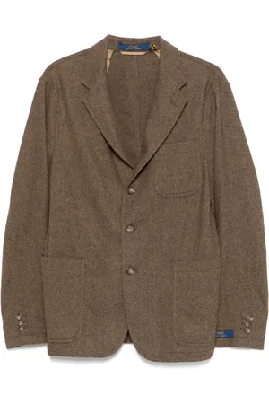 Ralph Lauren Blazer con motivo pied de poule