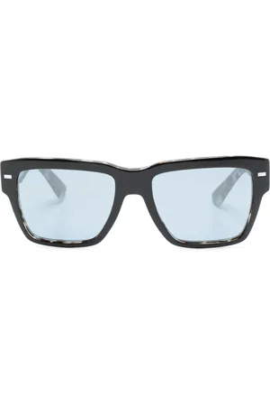 Dolce & Gabbana Lentes del sol con armazón cuadrada y logo grabado