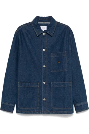 Maison Kitsuné Chamarra de mezclilla con botones