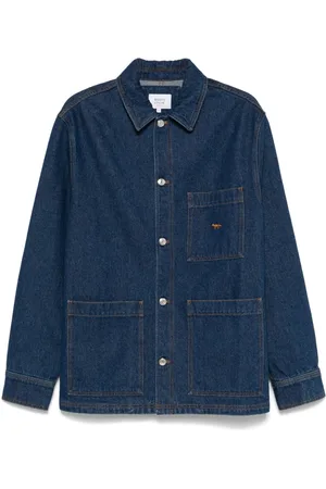 Maison Kitsuné Chamarra de mezclilla con botones